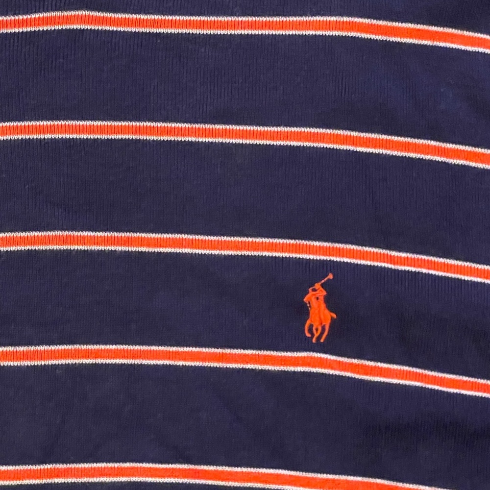Men’s Polo Ralph Lauren Sweater - XXL - Navy/Orange